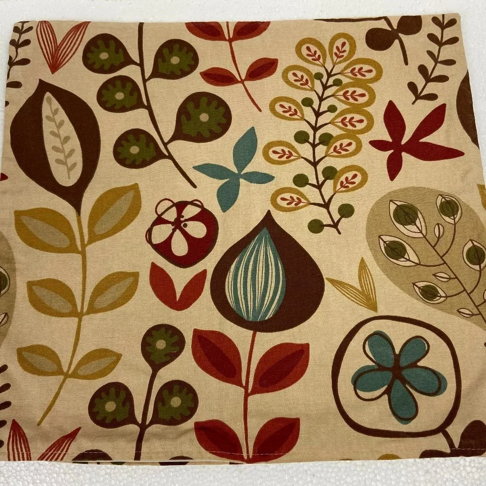 Pillow Case Canvas Zip 18 x 19